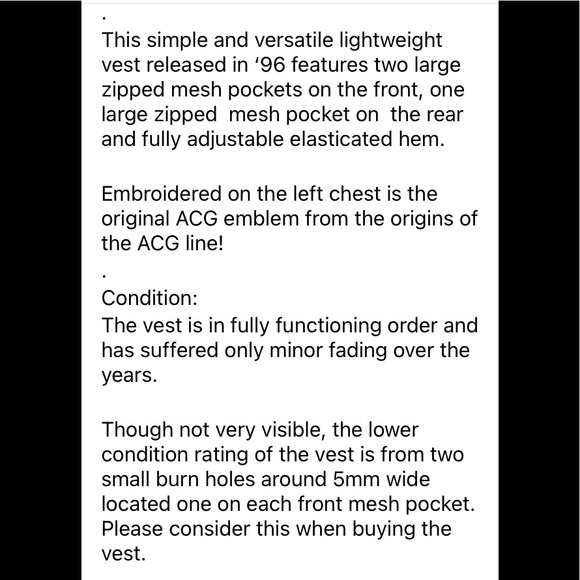 Vintage NIKE ACG vest Medium - Picture 6 of 6